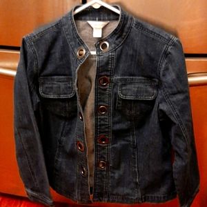 Women's  Large Christopher & Banks  Jean Jacket